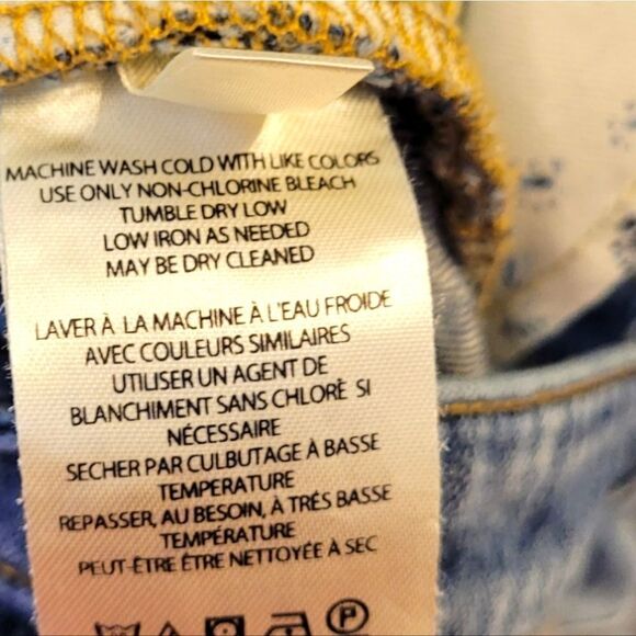 Pilcro Dark Wash The Heritage Boyfriend Distressed Jeans - Picture 7 of 8